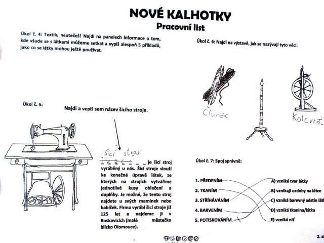 Řešíme pracovní list 2